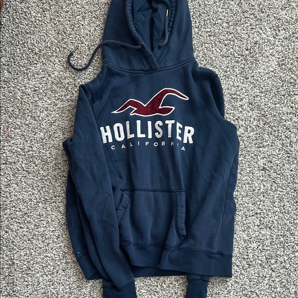 Hollister Jackets & Blazers - Hollister Navy Blue Hoodie
